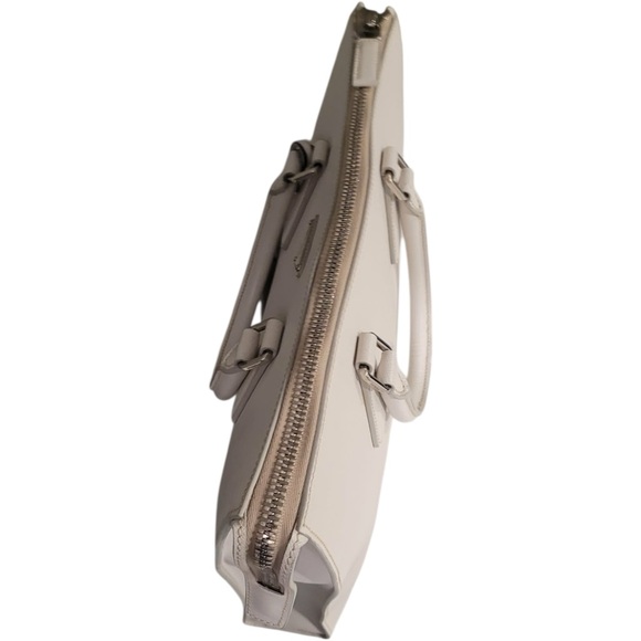 👜🍄🟫 PRADA Saffiano Leather Laptop Tote – Bone / Mushroom 🍄🟫👜 - Picture 7 of 15